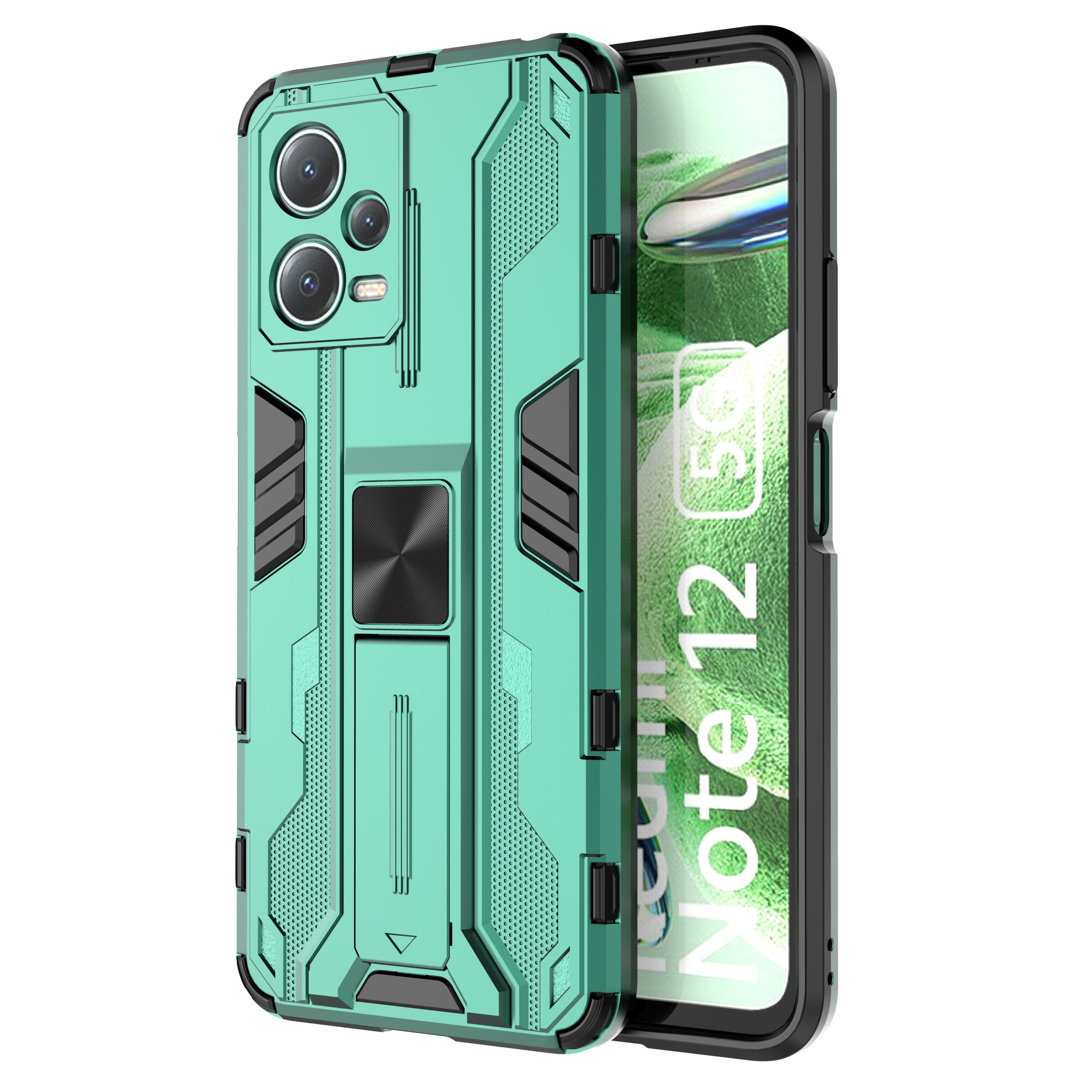 Anti-fall Phone Cover For Xiaomi Redmi Note 12 5G (India) Poco X5 5G Hard PC Soft TPU Protective Phone Case Kickstand Anti-fall Phone Cover For Xiaomi Redmi Note 12 5G (India) Poco X5 5G Hard PC Soft TPU Protective Phone Case Kickstand